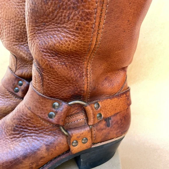 Frye Tan Heeled Boots - Picture 7 of 12